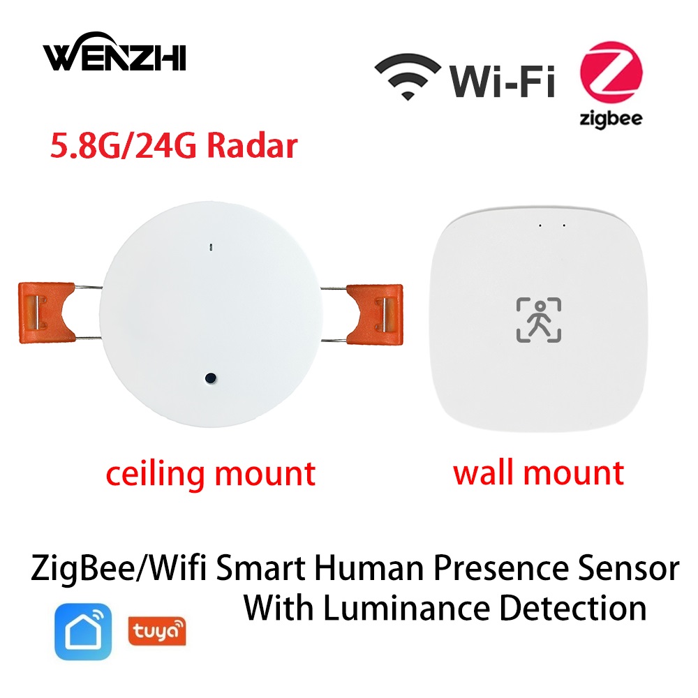 Zigbee Motion Sensor - ZigBee Wifi 5.8/24G MmWave Radar Human