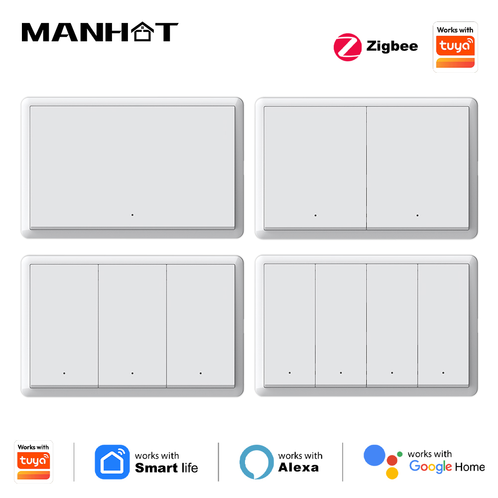 Smart Home Google - Manhot Smart zigbee Switch No Neutral