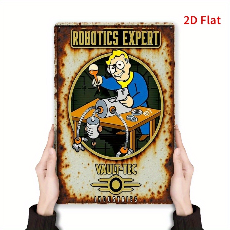 Smart Home Icon - 1-Pack Robotics Expert Metal Sign -