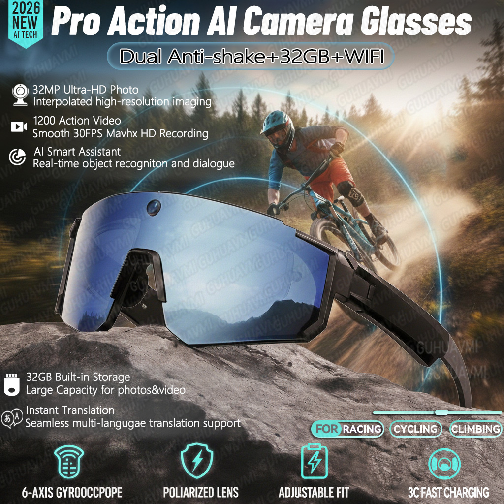 Smart Home Ai - New AI smart shooting&recording glasses with