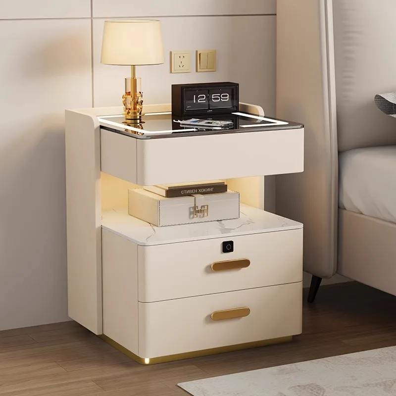 Smart Home Yourself - Organizer Floating Nightstands Nightstands With Charging