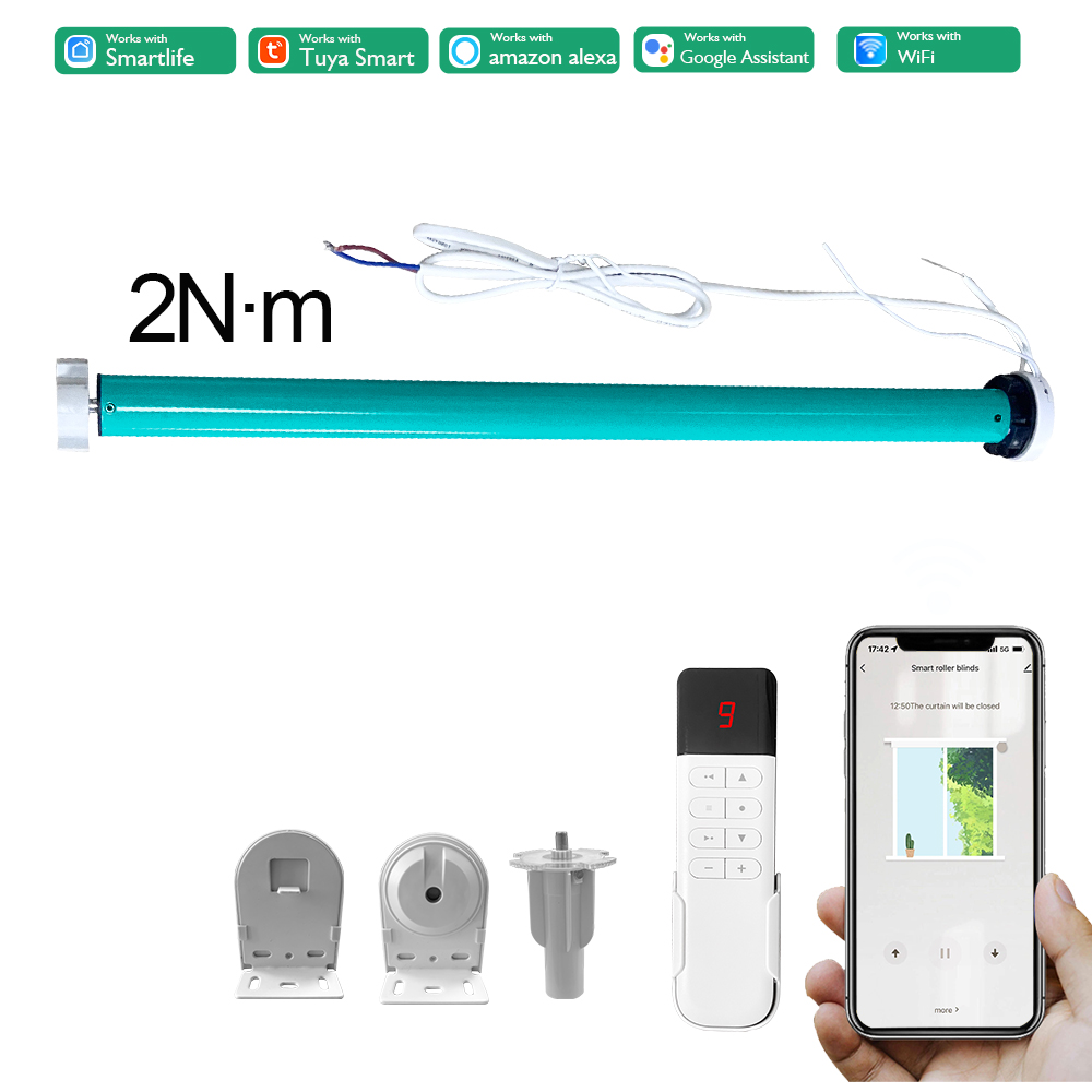Smart Home Blinds - 2N·m Tuya Wifi Wired Electric Roller