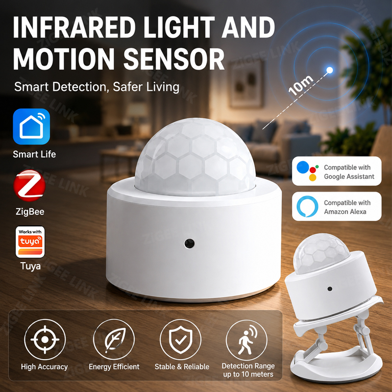 Smart Home Zigbee 3.0 - ZigBee 3.0 PIR Motion Sensor Wireless