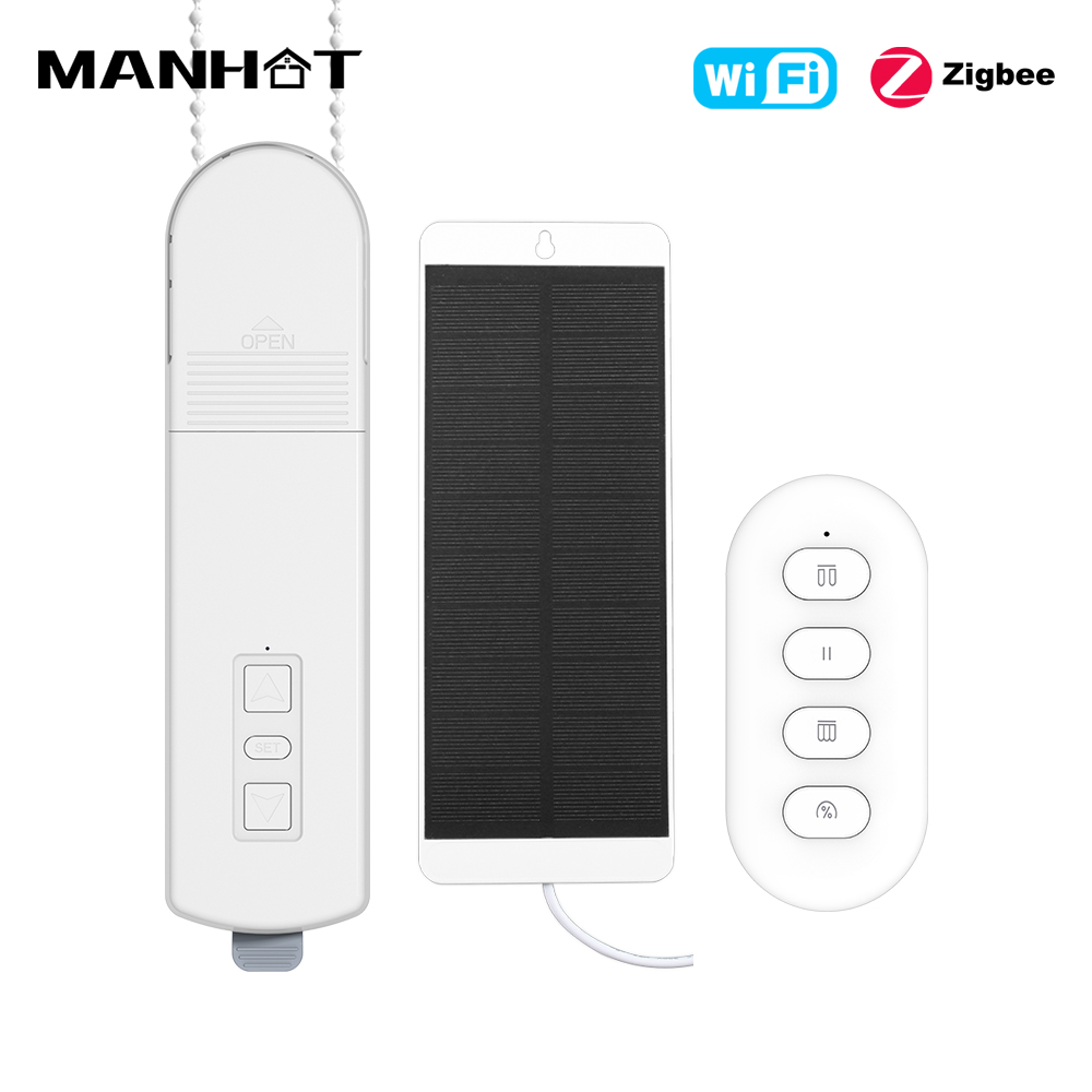 Smart Home Blinds - MANHOT WiFi/Zigbee Smart Roller Blinds Motor