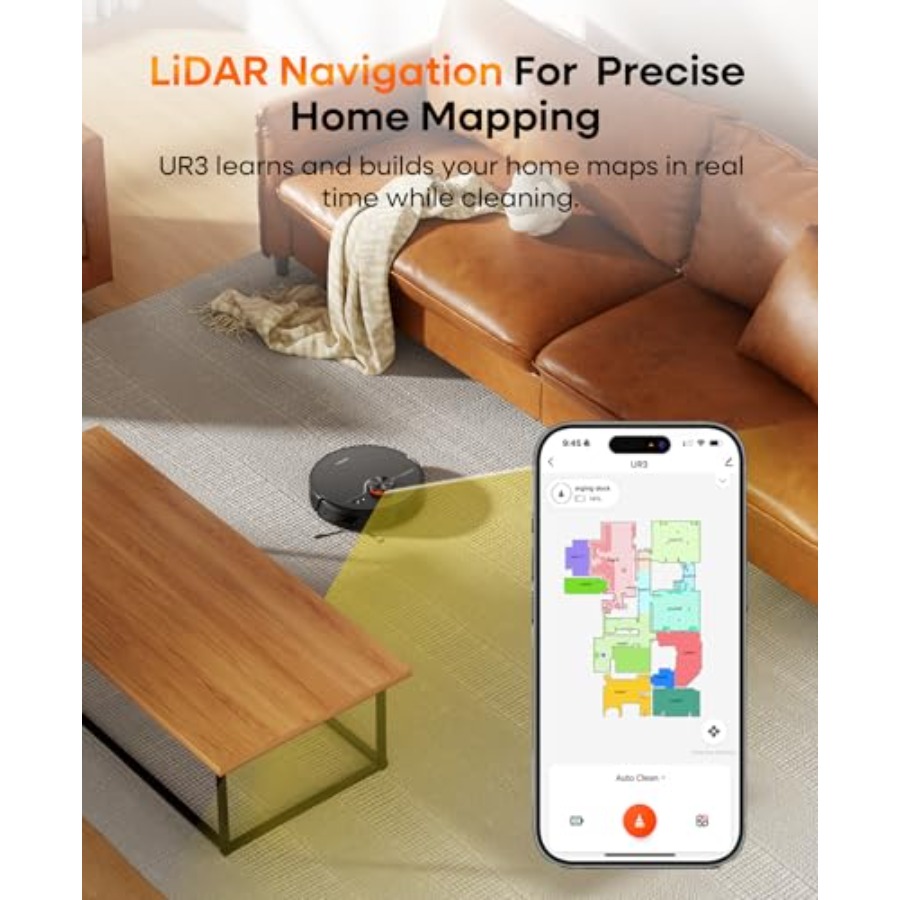 Robot Vacuum UR3 for home clea - đánh giá và giá Smart Home Robot