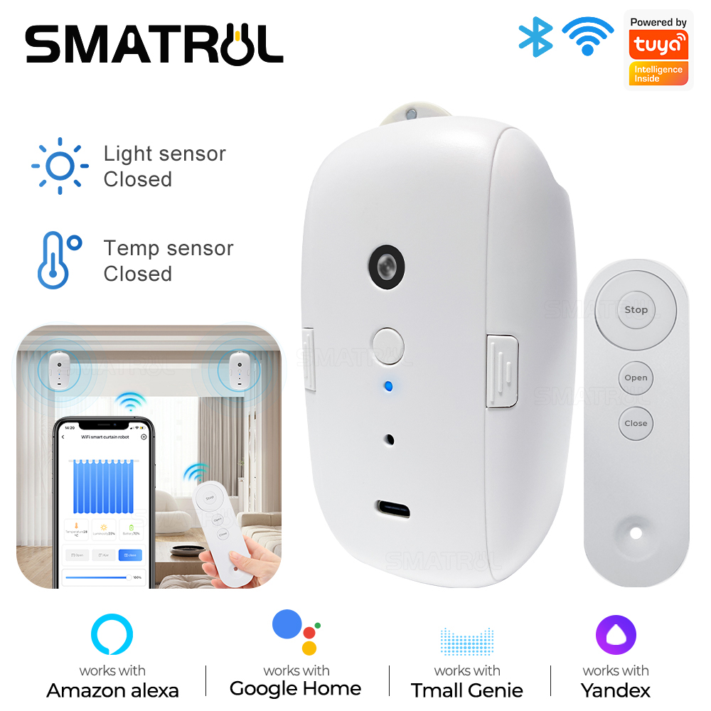 Tuya Smart Curtain Motor Bt Vo - đánh giá và giá Curtain Motor