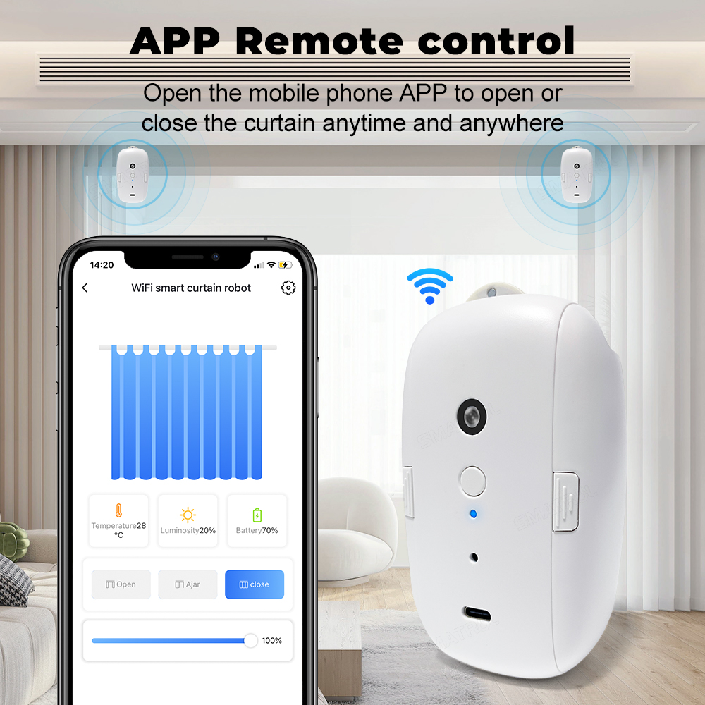 Tuya Smart Curtain Motor Bt Vo - đánh giá và giá Curtain Motor