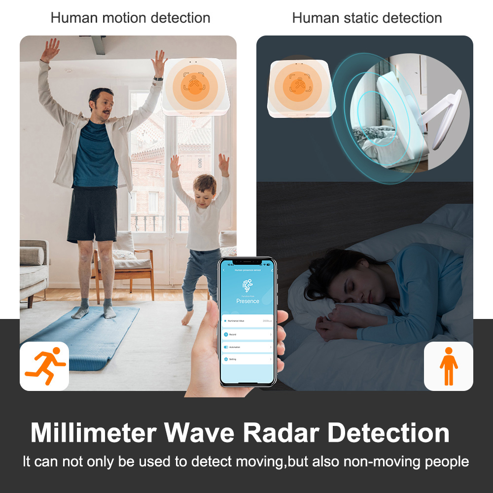 Tuya WiFi/Zigbee Human Presenc - đánh giá và giá Zigbee Motion Sensor
