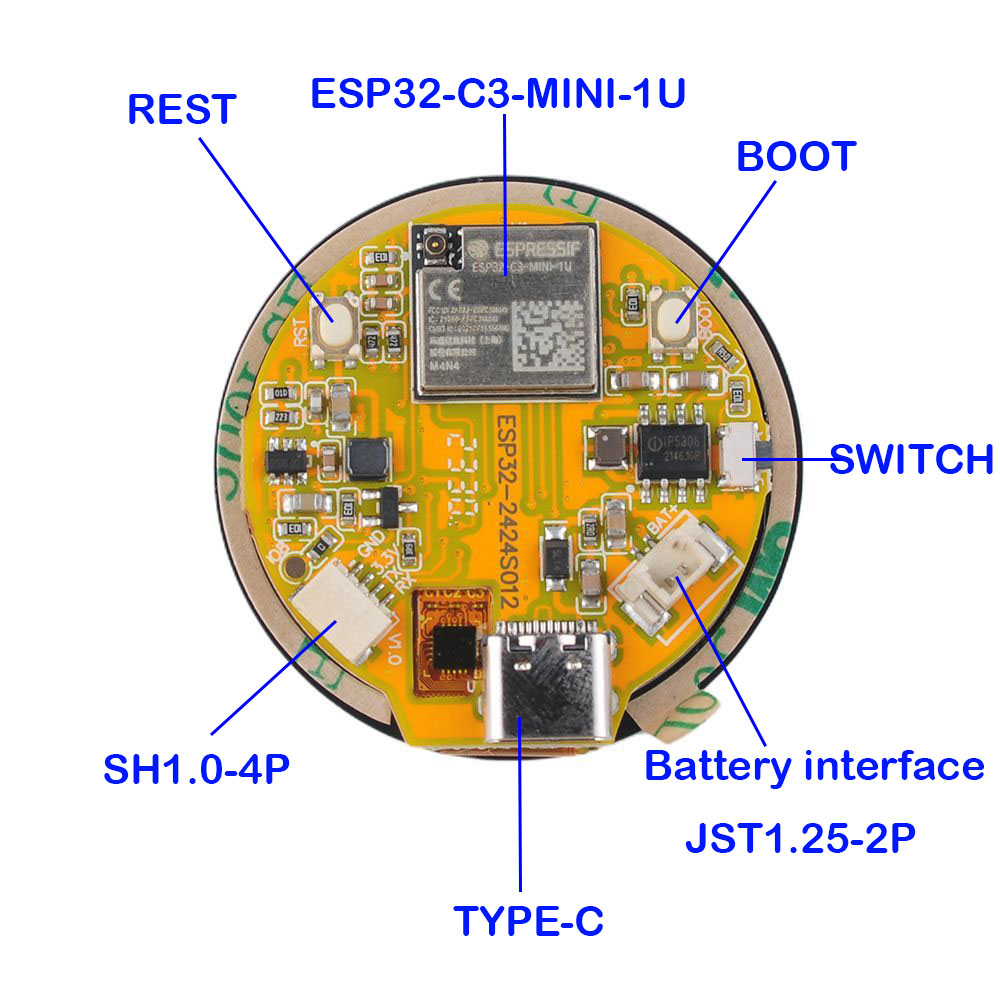 ESP32 Display 1.28 inch ESP32- - đánh giá và giá Smart Home Esp32