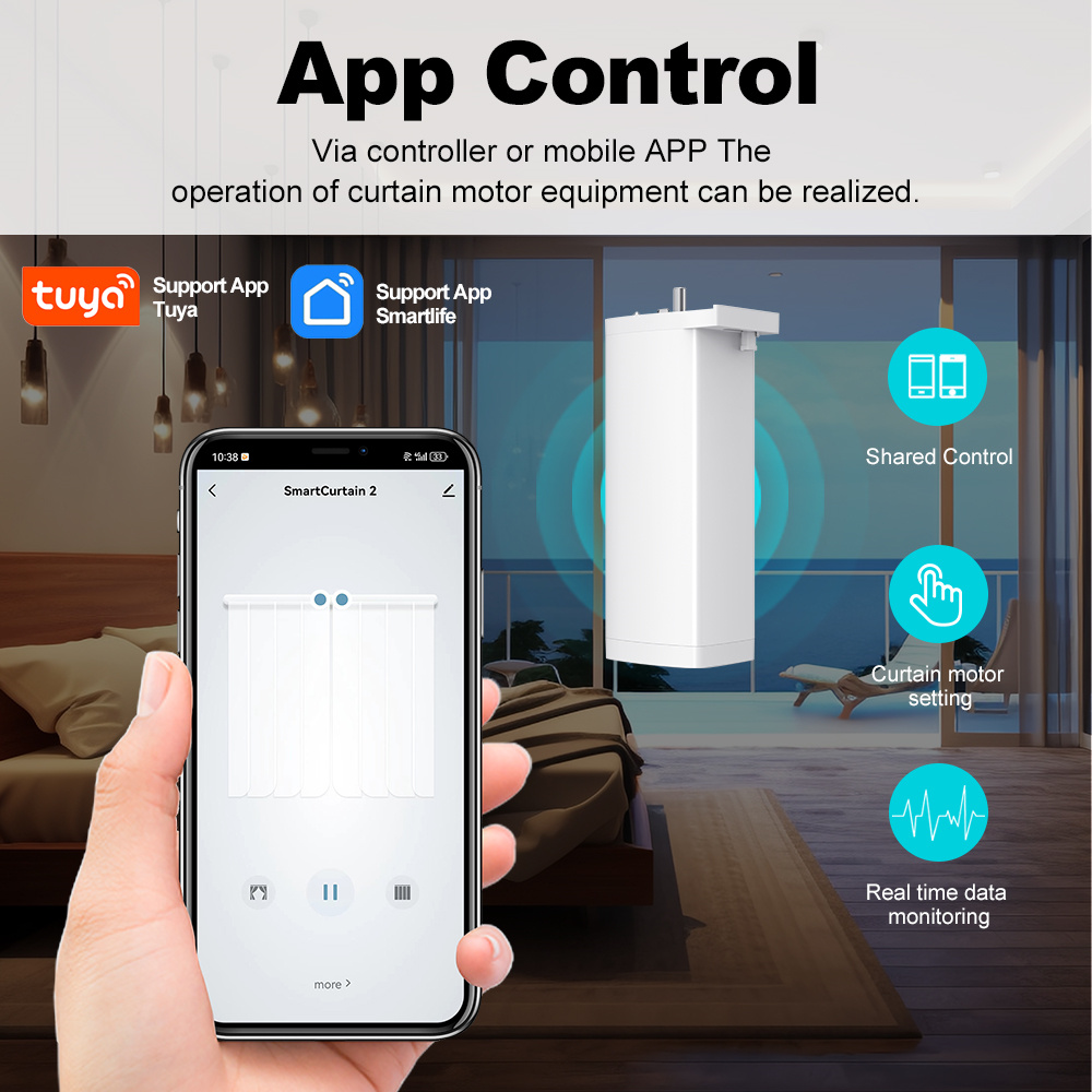 Smart Life Zigbee/WIFI Electri - đánh giá và giá Smart Home Blinds