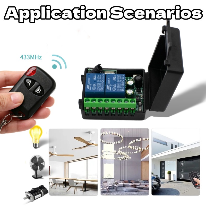 AC 110V 220V RF 433 Remote Con - đánh giá và giá Curtain Motor