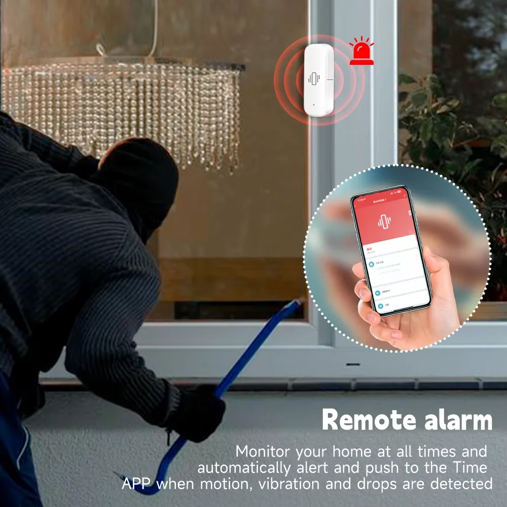 Smart Vibration Sensor ZigBee  - đánh giá và giá Zigbee Motion Sensor