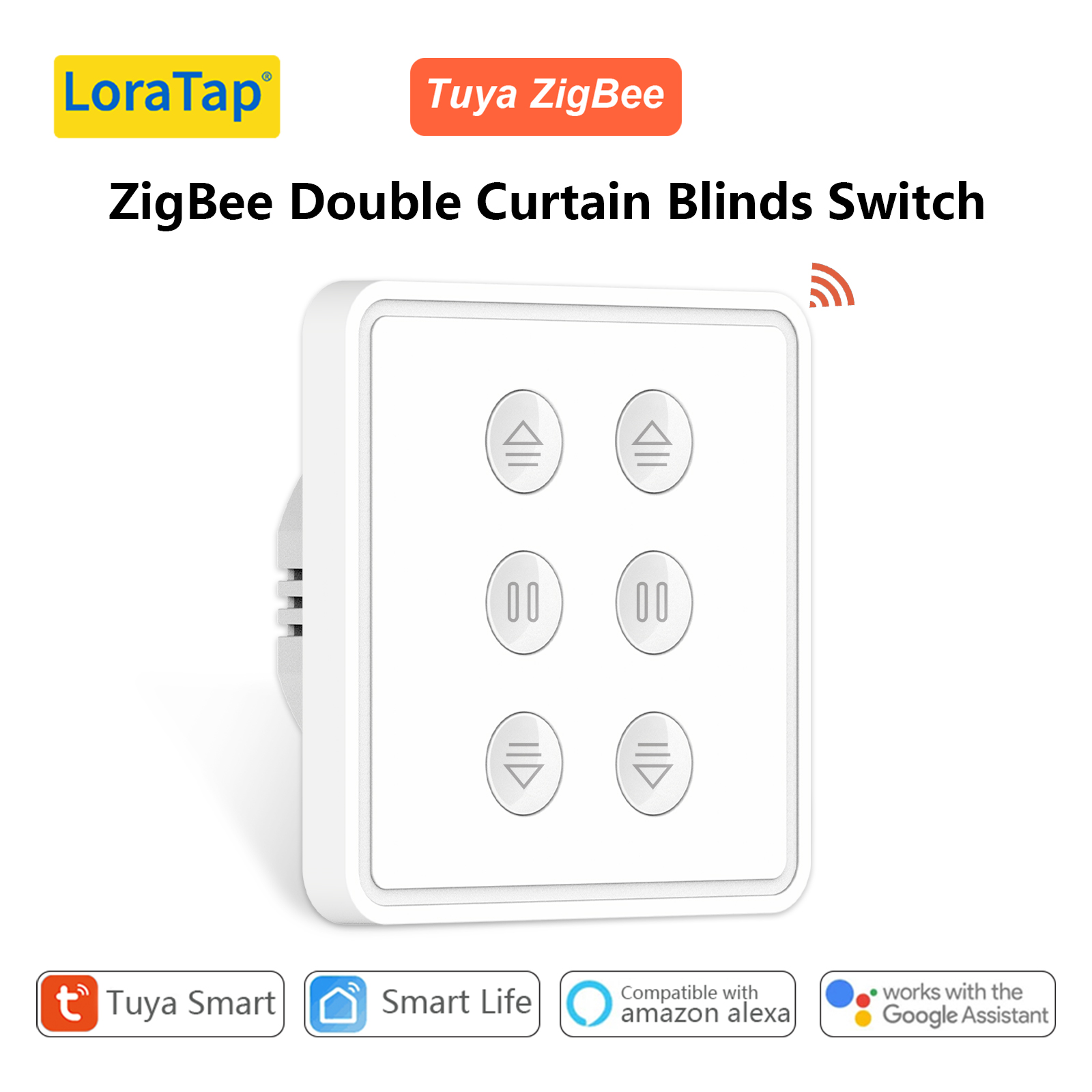 LoraTap Tuya Smart Life ZigBee - đánh giá và giá Smart Home Blinds