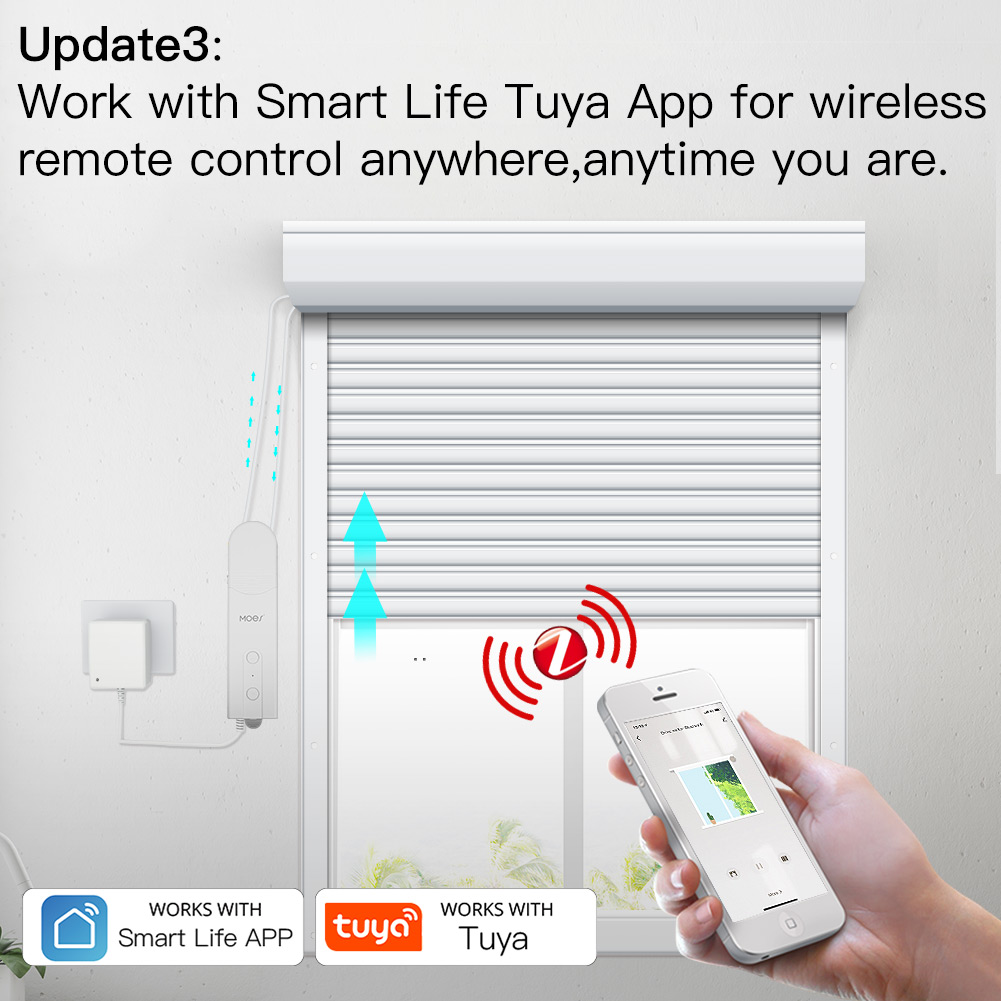 MOES ZigBee Smart DIY Motorize - đánh giá và giá Smart Home Blinds