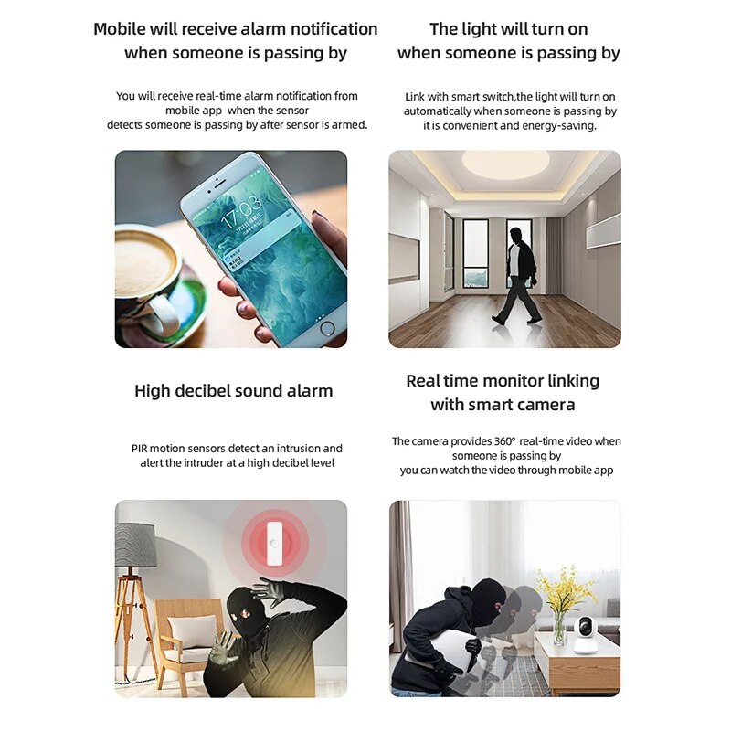 Tuya WiFi Zigbee PIR Motion Se - đánh giá và giá Zigbee Motion Sensor