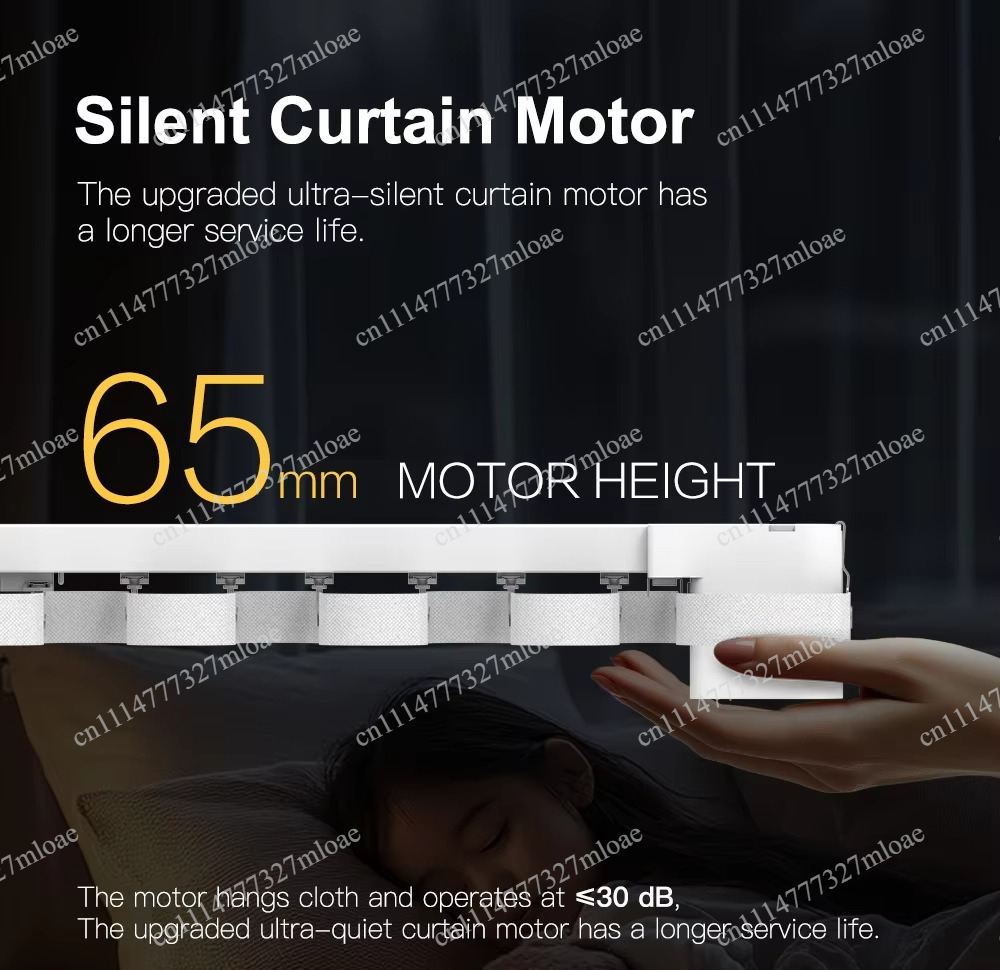 Complete hidden track and moto - đánh giá và giá Curtain Motor