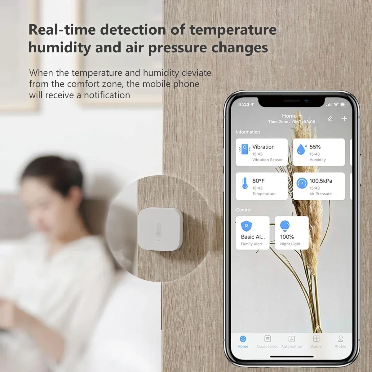 Aqara Temperature Sensor Zigbe - đánh giá và giá Smart Home Dashboard