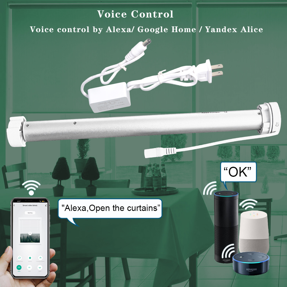 Tuya WiFi Mini Motorize Roller - đánh giá và giá Smart Home Blinds