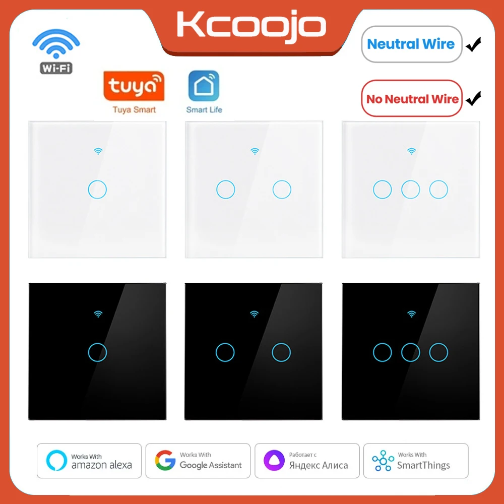Tuya Wifi EU Smart Switches 1/ - đánh giá và giá Smart Home Google