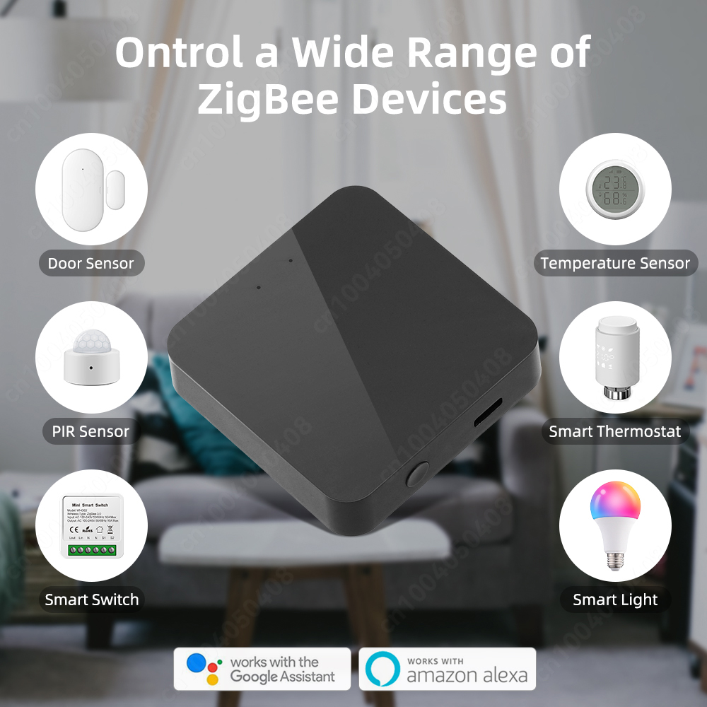 Tuya ZigBee Cửa Ngõ Cầu Thông  - đánh giá và giá Smart Home Zigbee 3.0