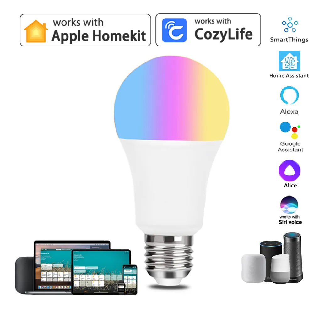 9W WiFi Homekit Light Lamp E27 - đánh giá và giá Smart Home Dashboard