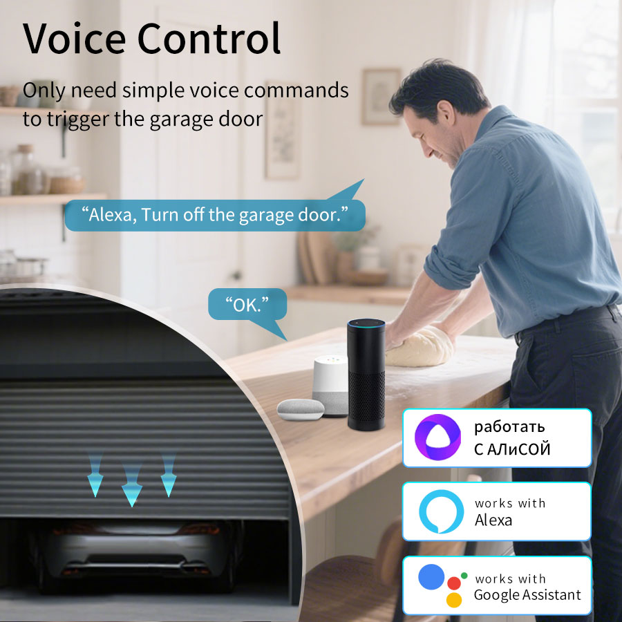 Tuya Smart WiFi or Zigbee Gara - đánh giá và giá Smart Home Yale