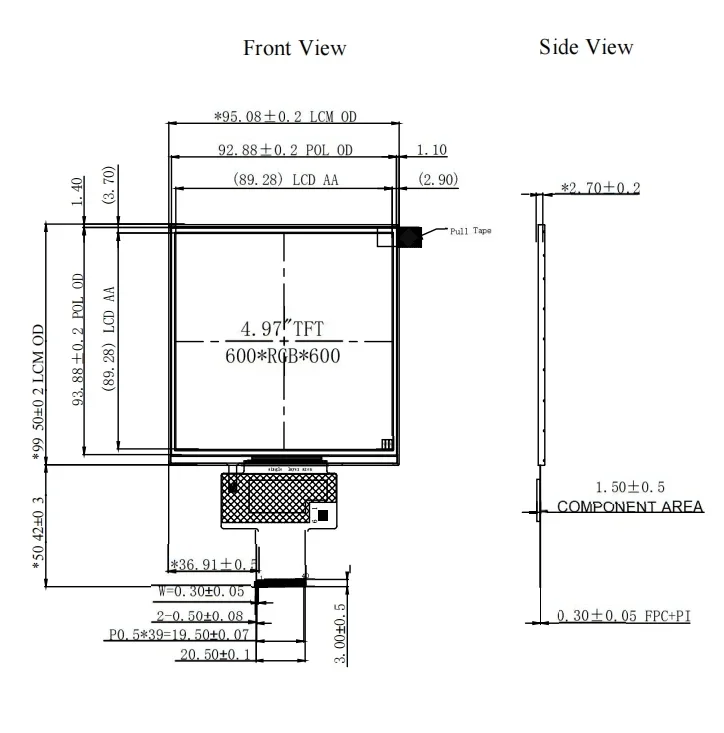 New In Stock 5 Inch Square LCD - đánh giá và giá Smart Home Ai