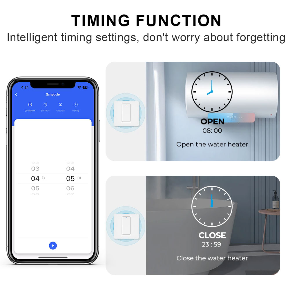 Smart Water Heater Switch/WiFi - đánh giá và giá Smart Home Google