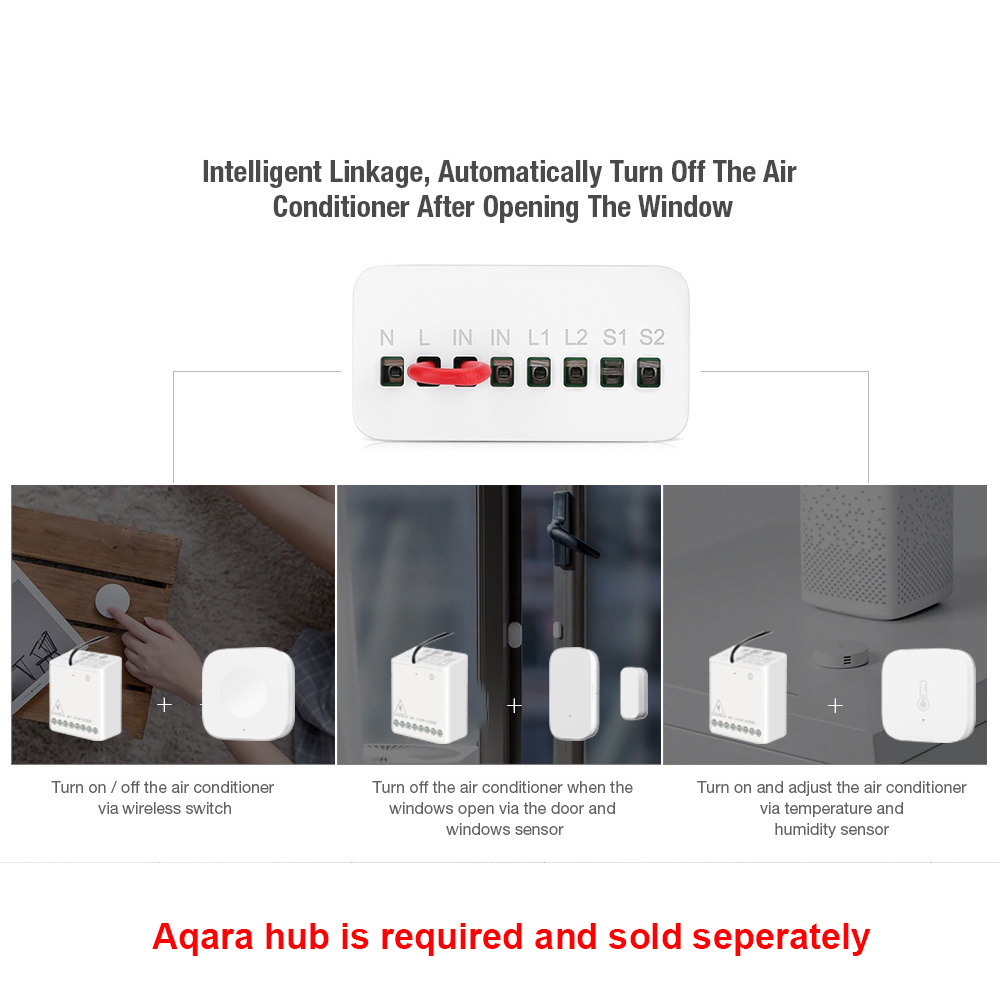 Aqara two-way Control Module R - đánh giá và giá Smart Home Xiaomi Kit