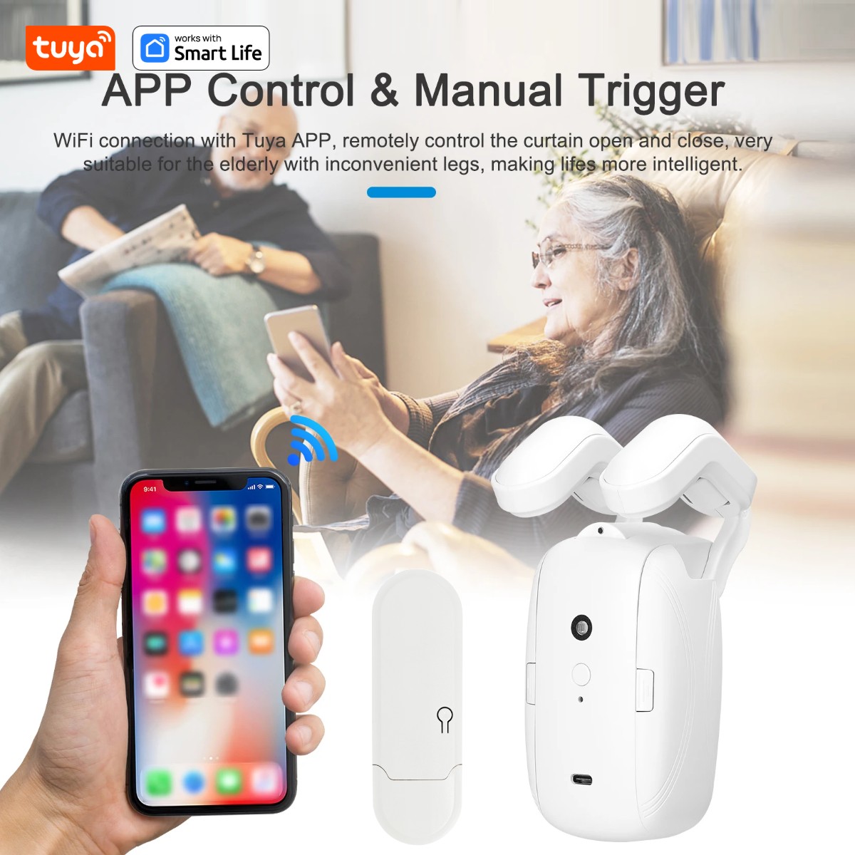 1/2PCS Tuya Smart WiFi Curtain - đánh giá và giá Smart Home Hub Ikea