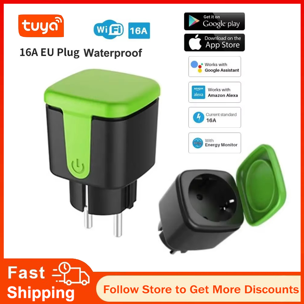 Tuya EU 16A WiFi Smart Waterpr - đánh giá và giá Smart Home Google