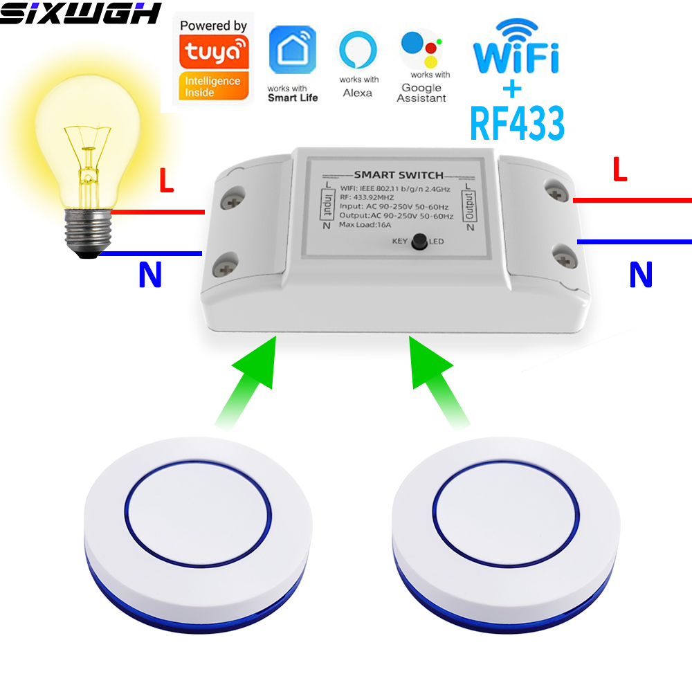 16A WiFi Tuya Smart Switch Wir - đánh giá và giá Smart Home Google