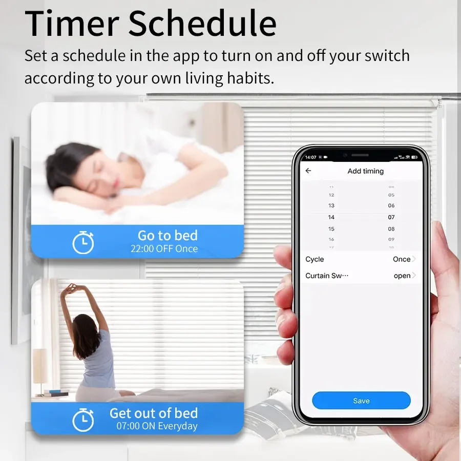 Tuya Smart ZigBee/WiFi Curtain - đánh giá và giá Smart Home Blinds