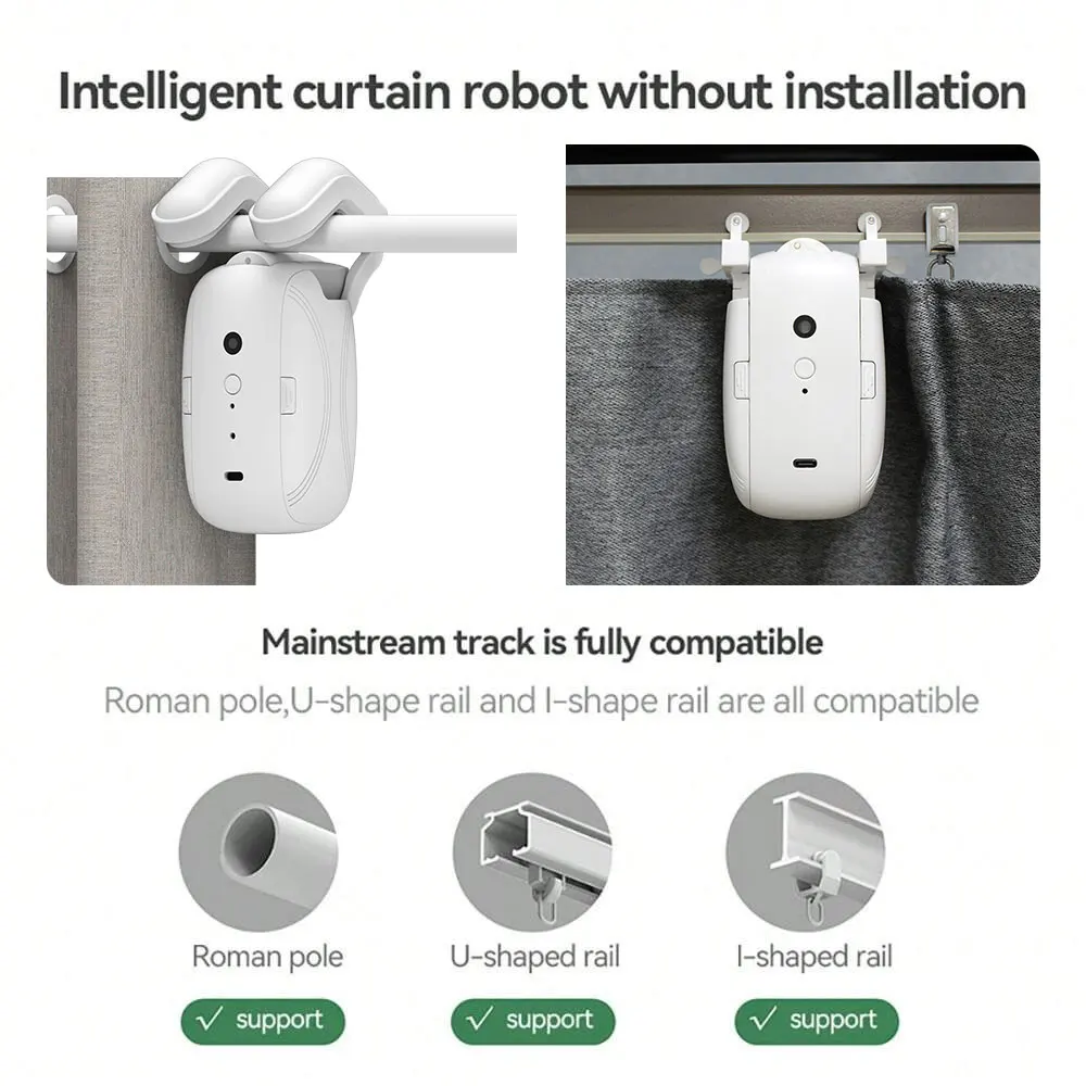 Smart For Home Curtain Opener  - đánh giá và giá Curtain Motor