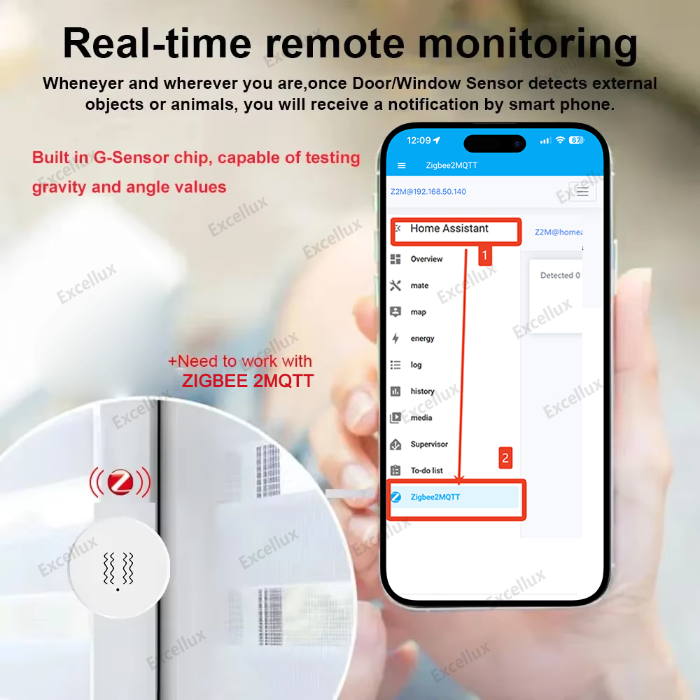 Zigbee 3.0 Smart Vibration Sen - đánh giá và giá Smart Home Zigbee 3.0