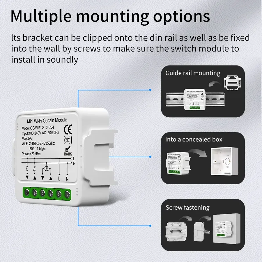Tuya Smart ZigBee/WiFi Curtain - đánh giá và giá Smart Home Blinds