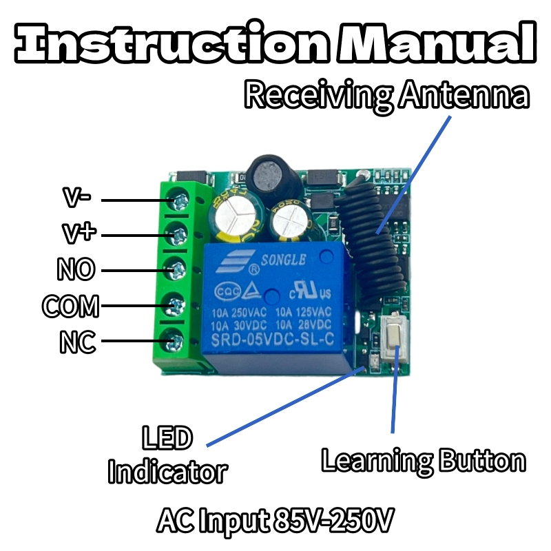 AC 220V 110V RF 433 Remote Con - đánh giá và giá Curtain Motor