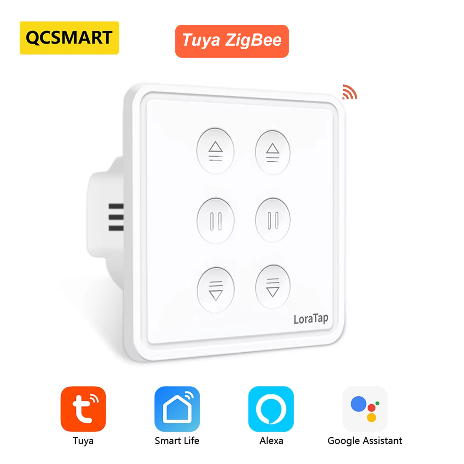 QCSMART Tuya Smart Life EU Zig - đánh giá và giá Smart Home Blinds