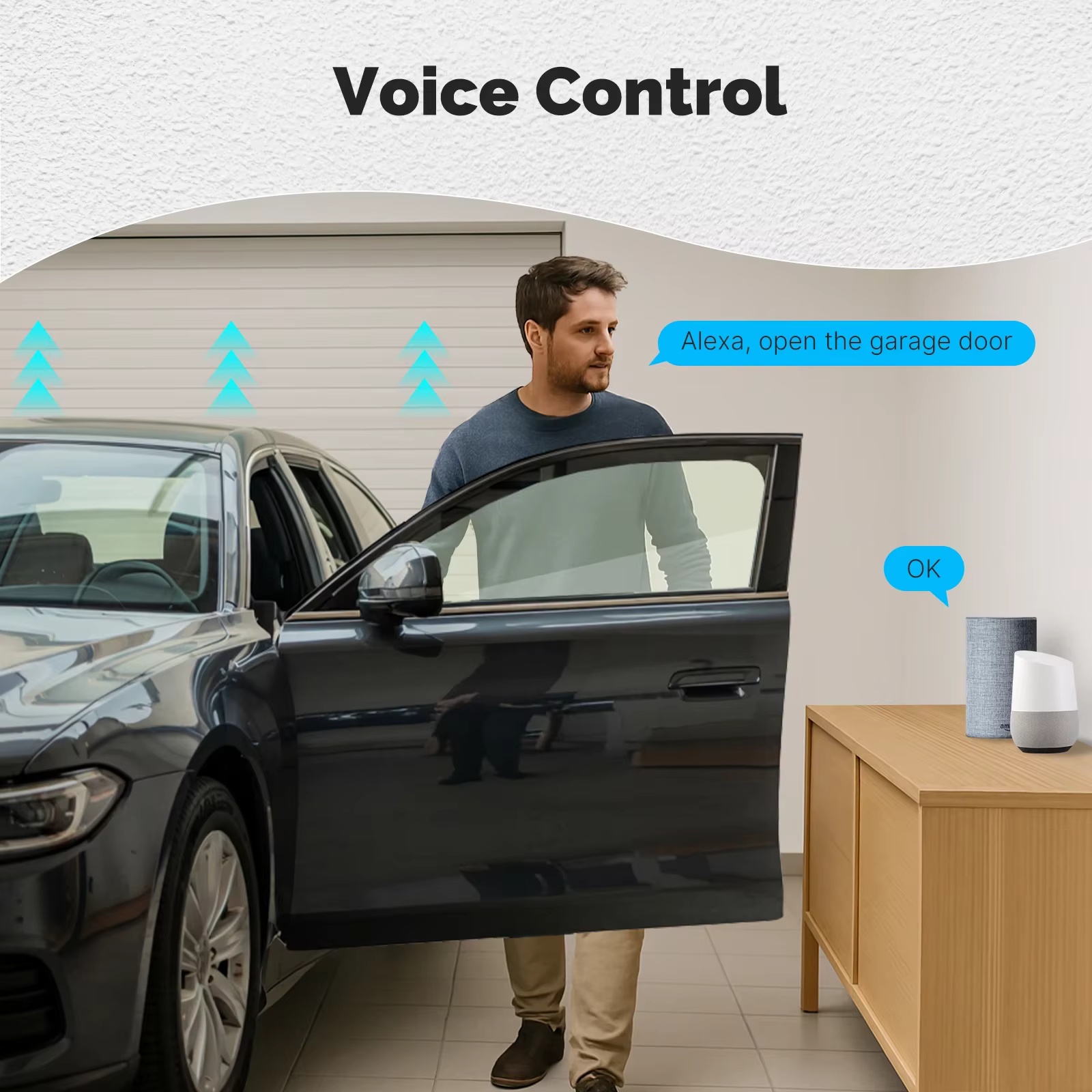 MOES Zigbee Garage Door Contro - đánh giá và giá Smart Home Google