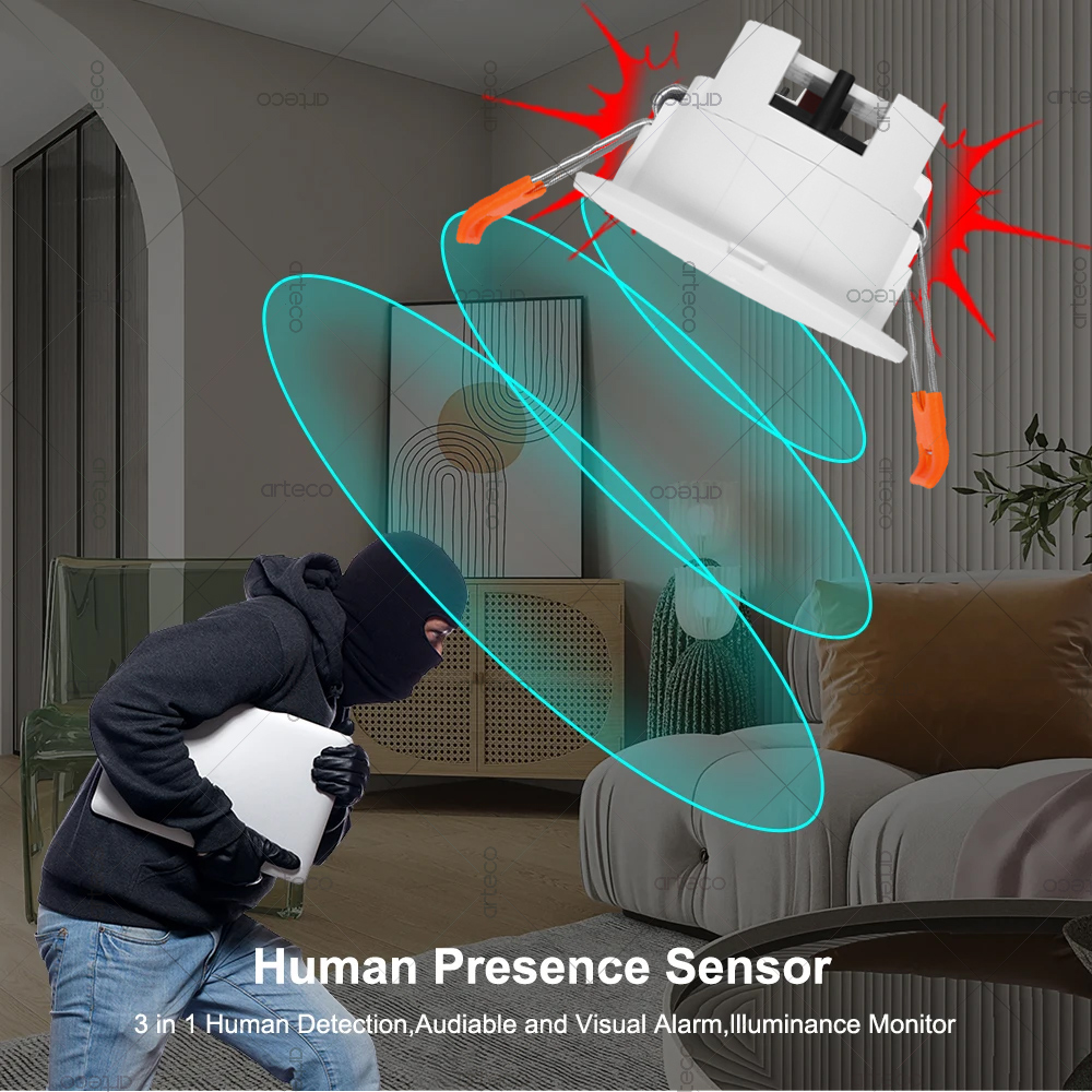 Tuya WiFi ZigBee Human Presenc - đánh giá và giá Zigbee Motion Sensor