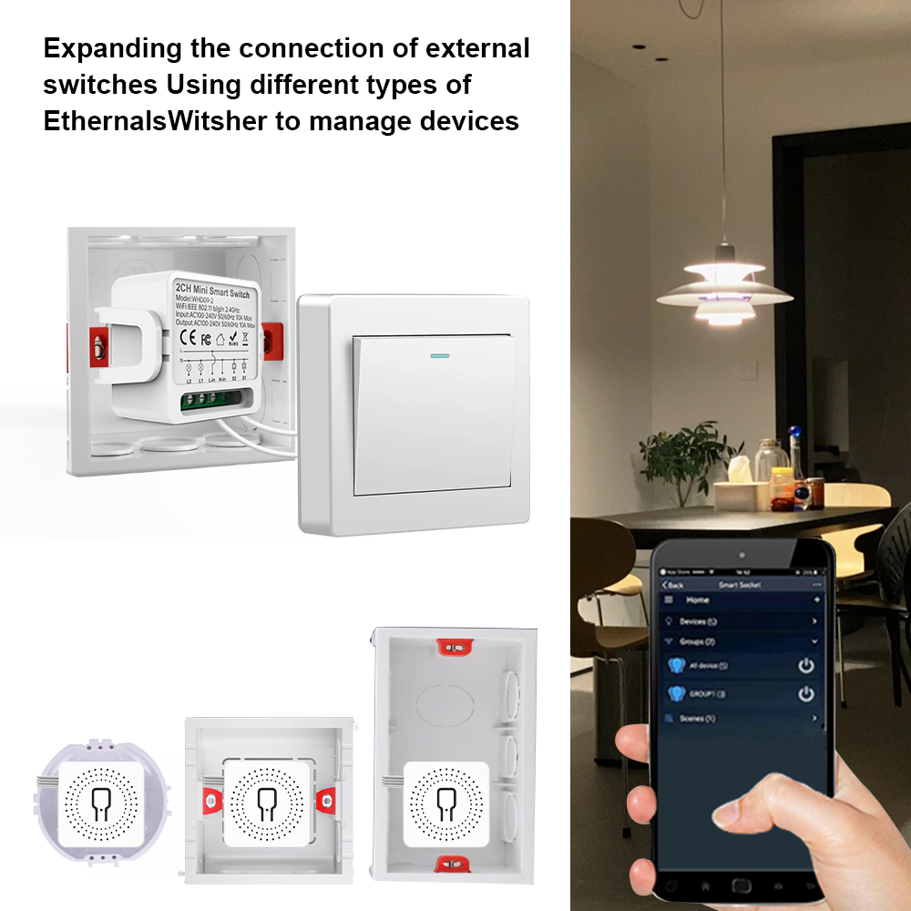 2 Way Tuya Smart Switch 2Gang  - đánh giá và giá Smart Home Google
