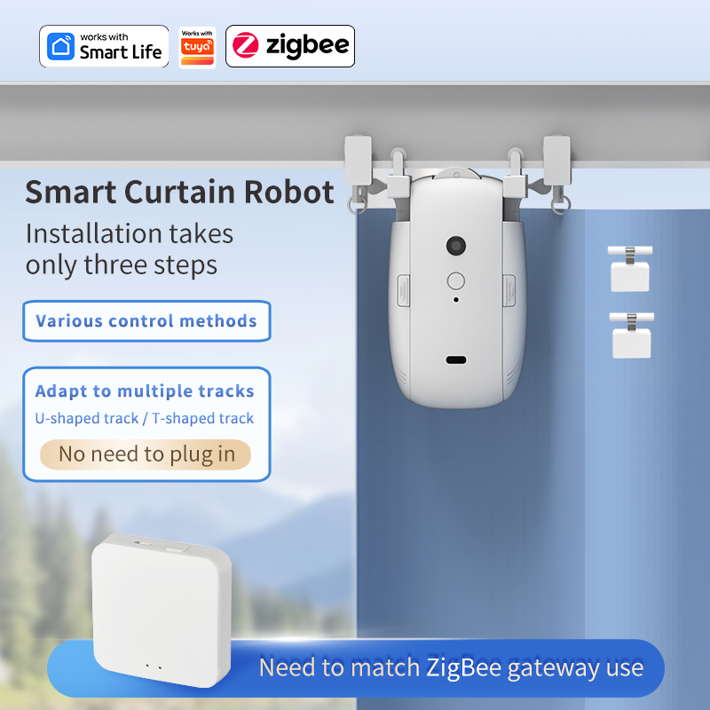 Zigbee Smart Curtain Driver Ro - đánh giá và giá Smart Home Robot