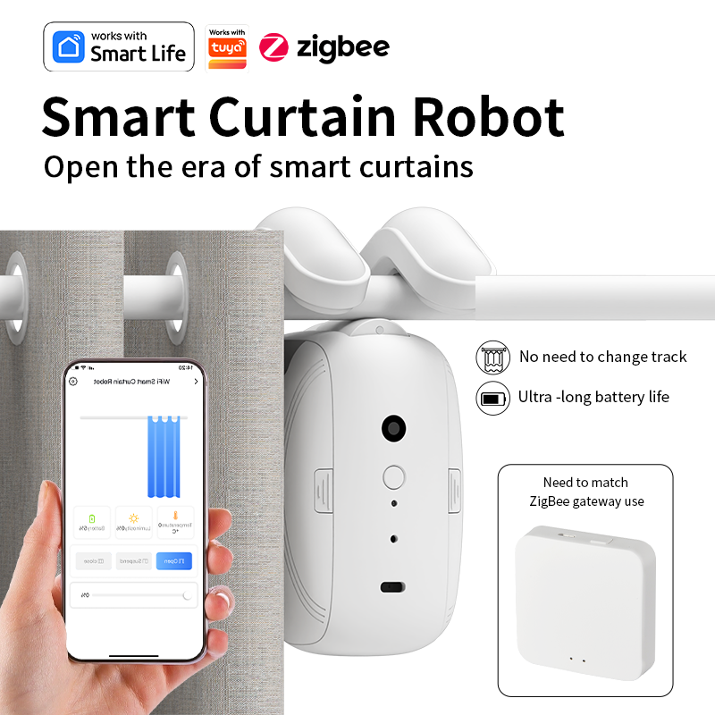 Zigbee Smart Curtain Driver Ro - đánh giá và giá Smart Home Robot