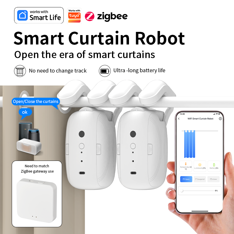 Zigbee Smart Curtain Driver Ro - đánh giá và giá Smart Home Robot