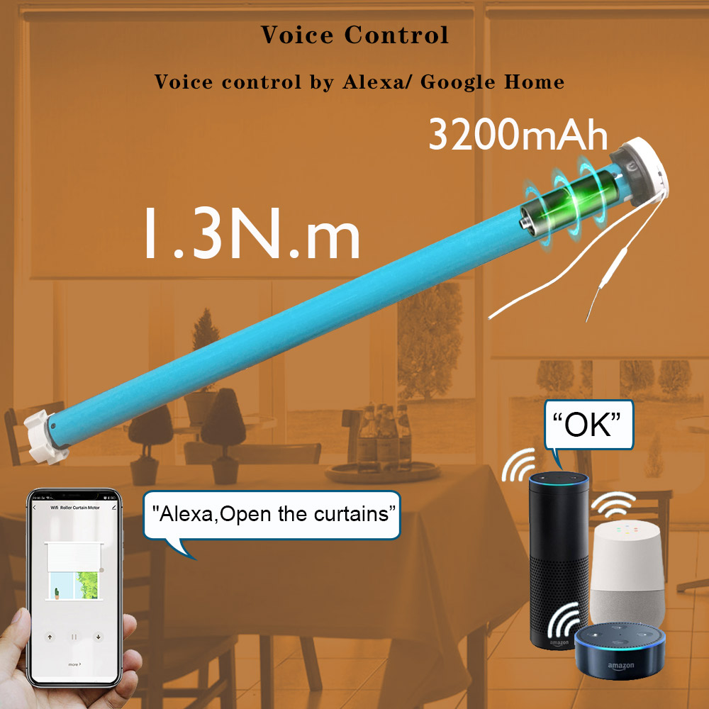 Boyarca 1.3N.m Battery Tuya Zi - đánh giá và giá Smart Home Blinds
