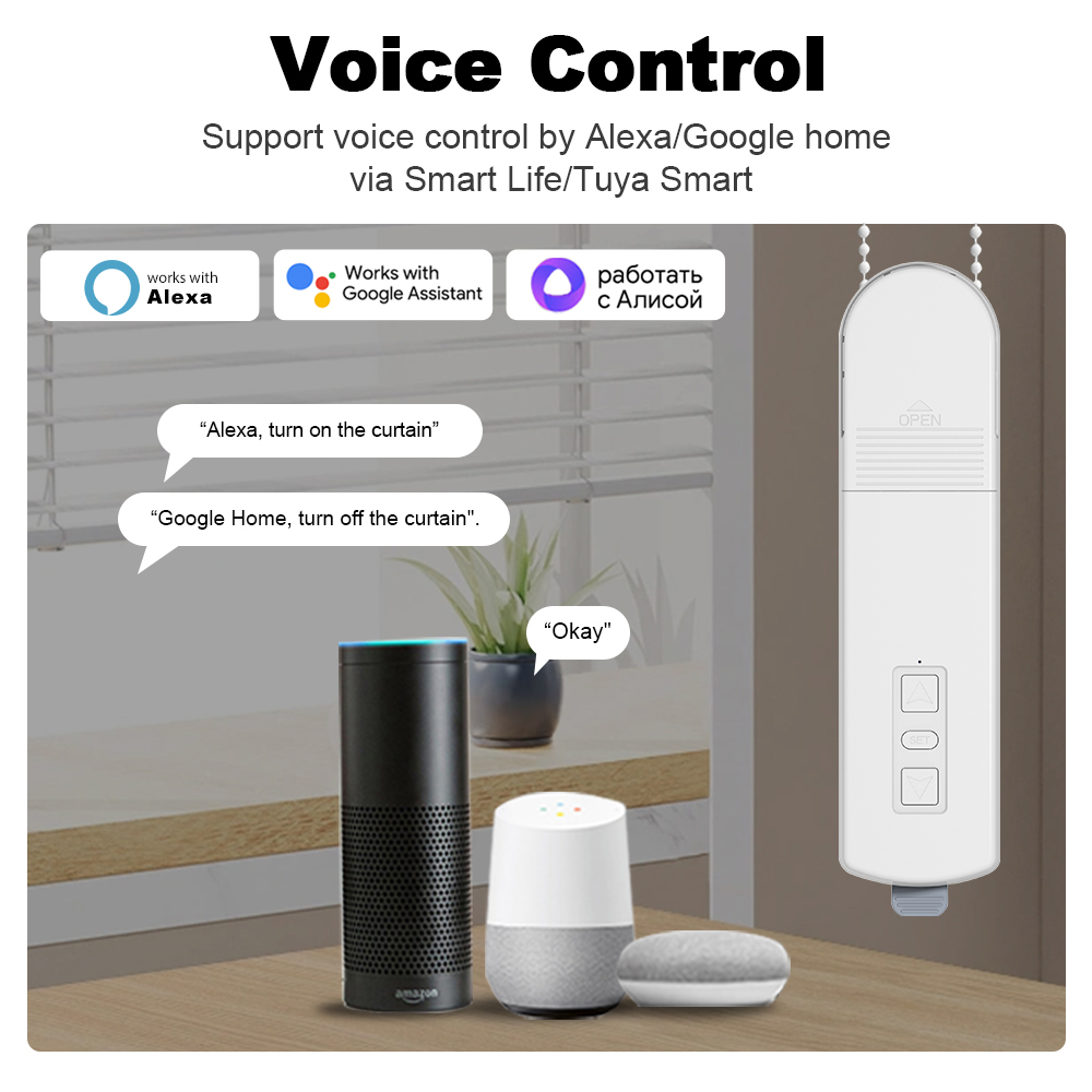 MANHOT WiFi/Zigbee Smart Rolle - đánh giá và giá Smart Home Blinds