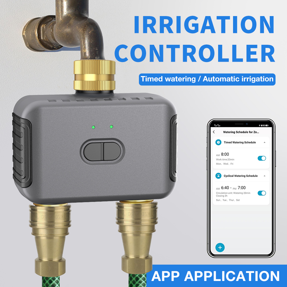 Tuya 2 Zone Watering Timer Gar - đánh giá và giá Smart Home Google