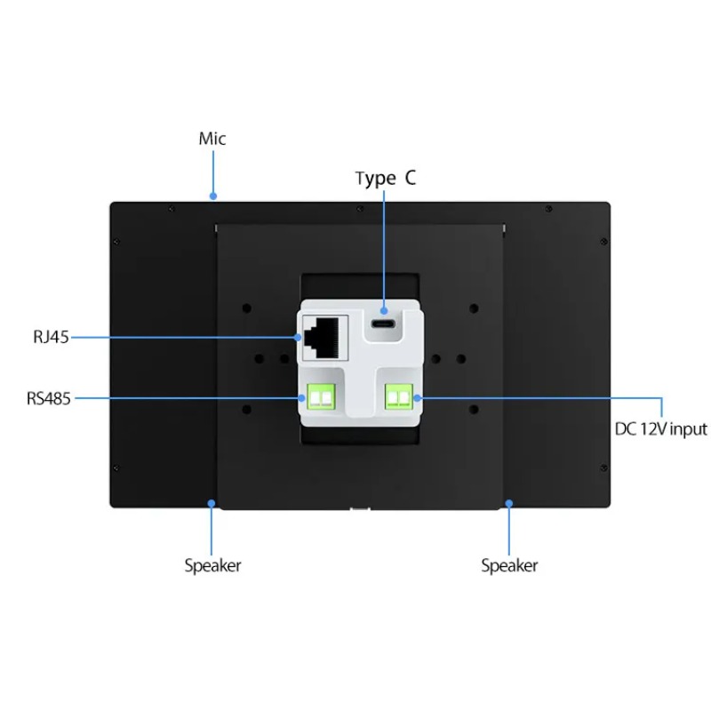 8 Inch POE Wall-Mounted Touch  - đánh giá và giá Smart Home Knx