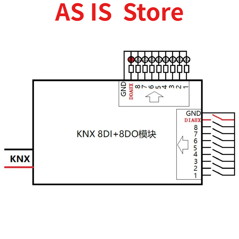 Smart Home KNX I/O Module - 8  - đánh giá và giá Smart Home Knx