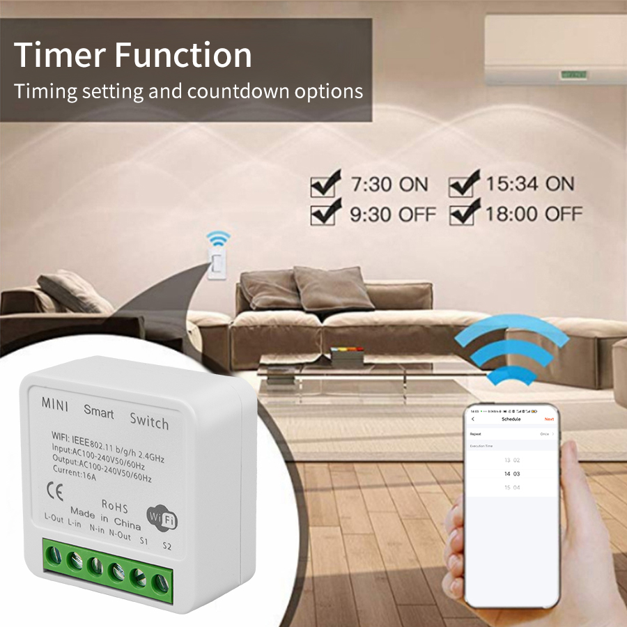 2 Way Mini DIY Smart Switch Tu - đánh giá và giá Smart Home Yale